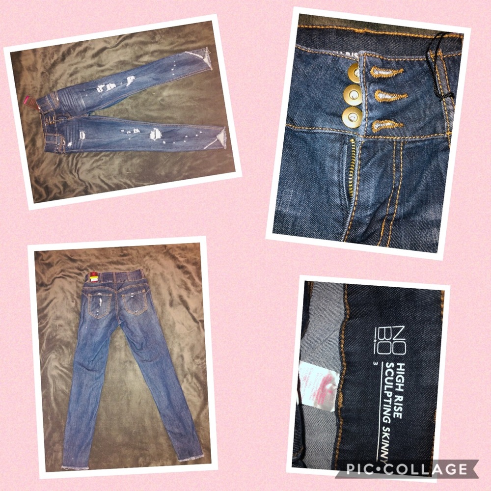 High rise skinny jeans, never worn, and has tag.